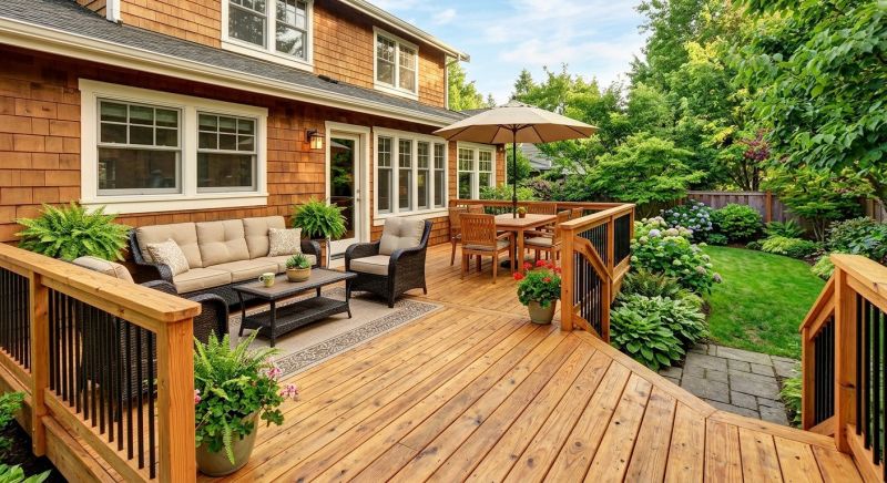 Cedar Deck Installation in West Hartford, CT