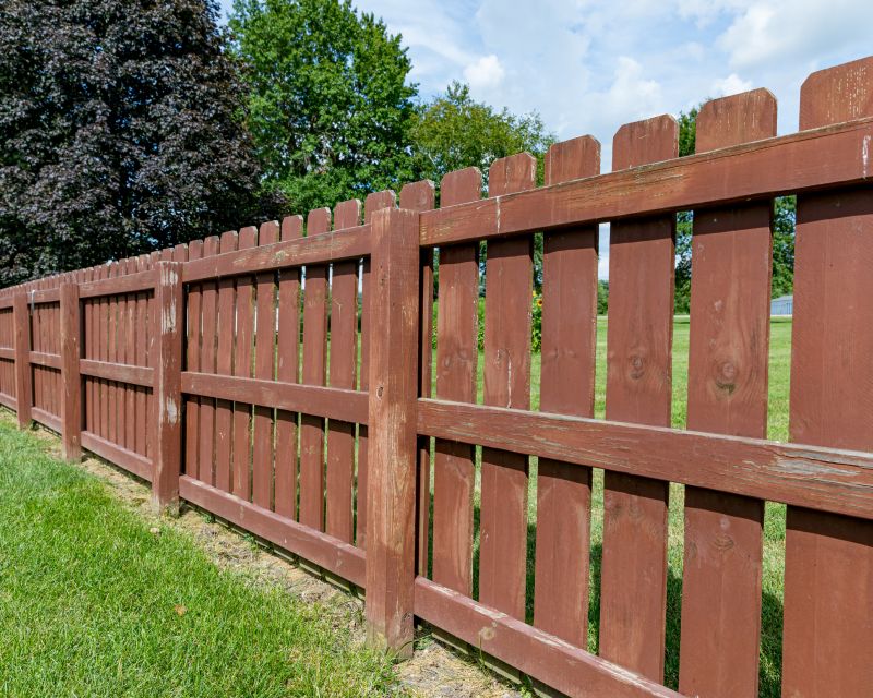 Modern Wooden Fence